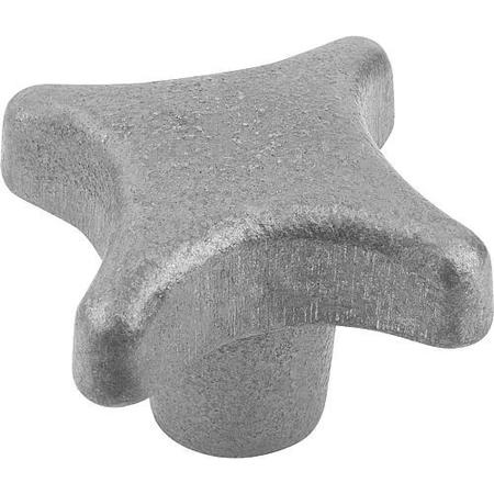 KIPP Palm Grips gray cast iron DIN 6335, Style E, metric K0147.516